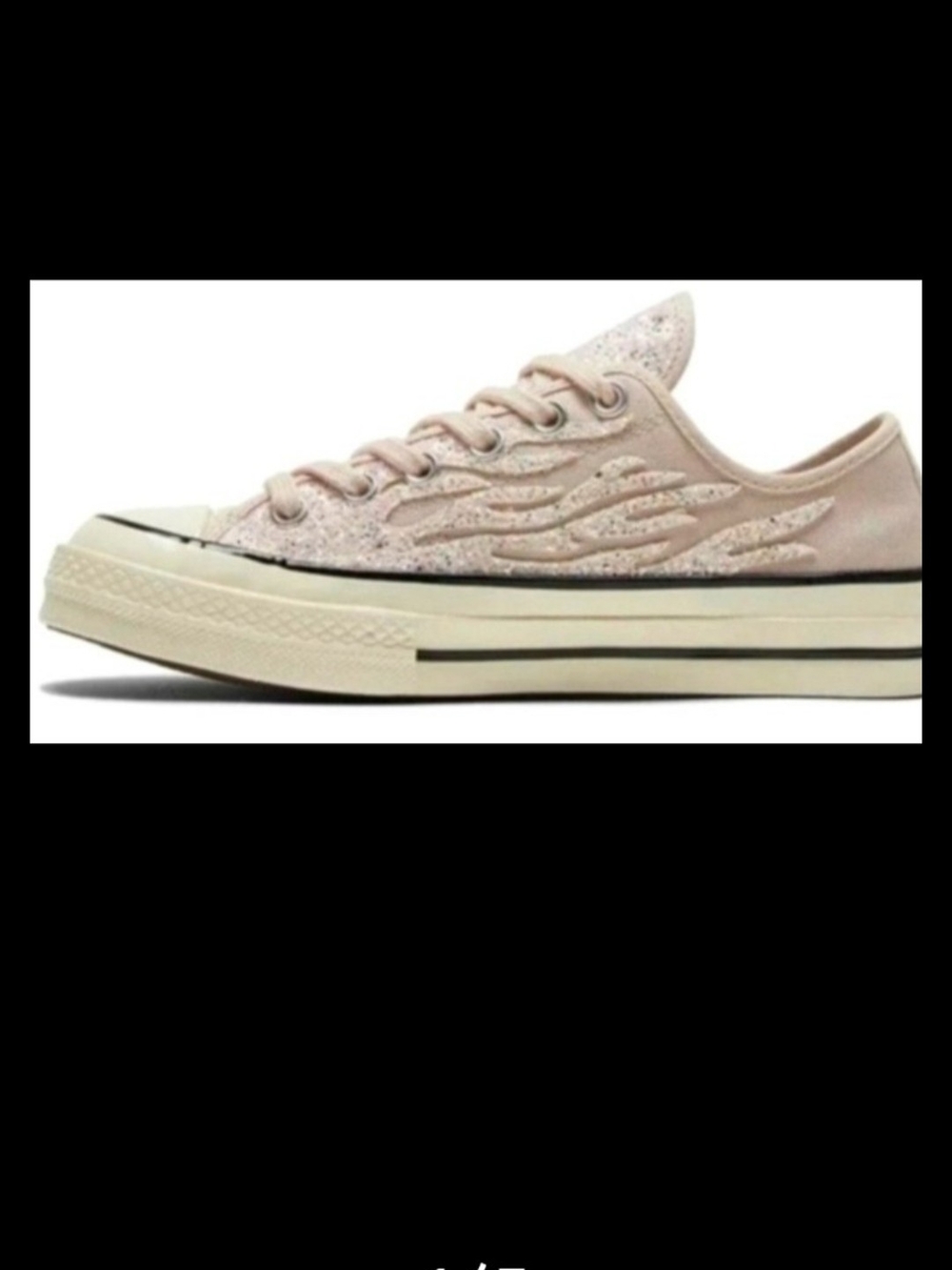 Converse womens Pink Chuck Taylor All Star Sneakers Glitter